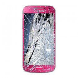 [Réparation] Bloc Avant ORIGINAL Rose - SAMSUNG Galaxy S4 Mini - i9195 à Caen