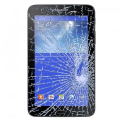 Forfait Réparation Vitre Tactile Noire + Adhésifs - SAMSUNG Galaxy TAB 3 7.0 T210 à Caen