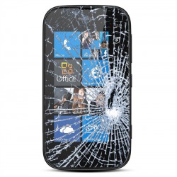 [Réparation] Vitre Tactile ORIGINALE Noire - NOKIA Lumia 510 à Caen