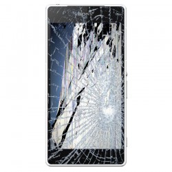 [Réparation] Bloc Avant ORIGINAL Blanc - SONY Xperia Z2 - L50w - D6502 / D6503 / D6543 à Caen