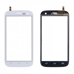 Vitre Tactile Blanche + Adhésifs - WIKO Darknight