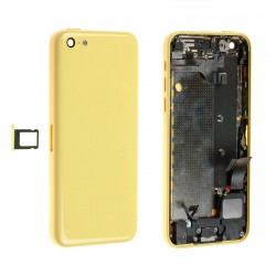 Châssis / Coque Arrière Jaune - iPhone 5C