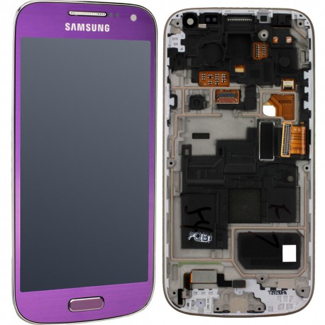Bloc Avant Pourpre ORIGINAL - SAMSUNG Galaxy S4 Mini i9195
