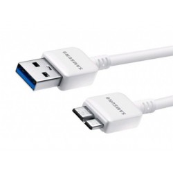 Câble USB 3 / Micro USB ORIGINAL Blanc ET-DQ10Y0WE - SAMSUNG