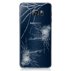 [Réparation] Vitre Arrière ORIGINALE Bleue / Noire - SAMSUNG Galaxy S6 Edge - G925F à Caen