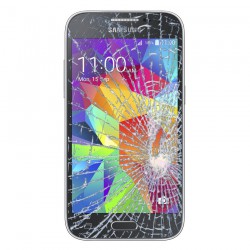 [Réparation] Vitre Tactile ORIGINALE Grise Foncée + Adhésifs - SAMSUNG Galaxy CORE Prime VE - G361F à Caen