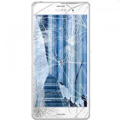 [Réparation] Bloc Avant ORIGINAL Blanc - SONY Xperia Z3 - D6603 / D6643 / D6653 à Caen