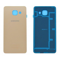 Vitre arrière ORIGINALE Or pour SAMSUNG Galaxy A3 2016 - A310F - Présentation avant / arrière