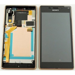 Bloc Avant ORIGINAL Cuivre - SONY Xperia M2 Aqua - Présentation avant / arrière