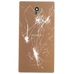 [Réparation] Vitre Arrière ORIGINALE Cuivre - SONY Xperia M2 Aqua à Caen