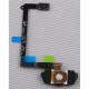 Bouton HOME Bleu / Noir + Lecteur d'empreinte Digitale ORIGINAL - SAMSUNG Galaxy S6 - G920F