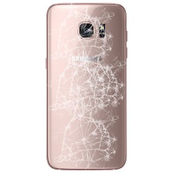 [Réparation] Vitre Arrière ORIGINALE Or Rose - SAMSUNG Galaxy S7 Edge - G935F à Caen