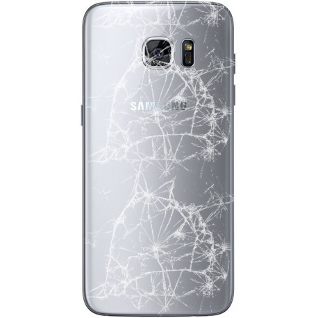 [Réparation] Vitre Arrière ORIGINALE Argent - SAMSUNG Galaxy S7 Edge - G935F