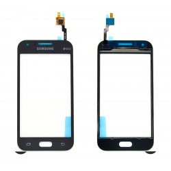Vitre Tactile ORIGINALE Noire + Adhésifs - SAMSUNG Galaxy J1 Duos